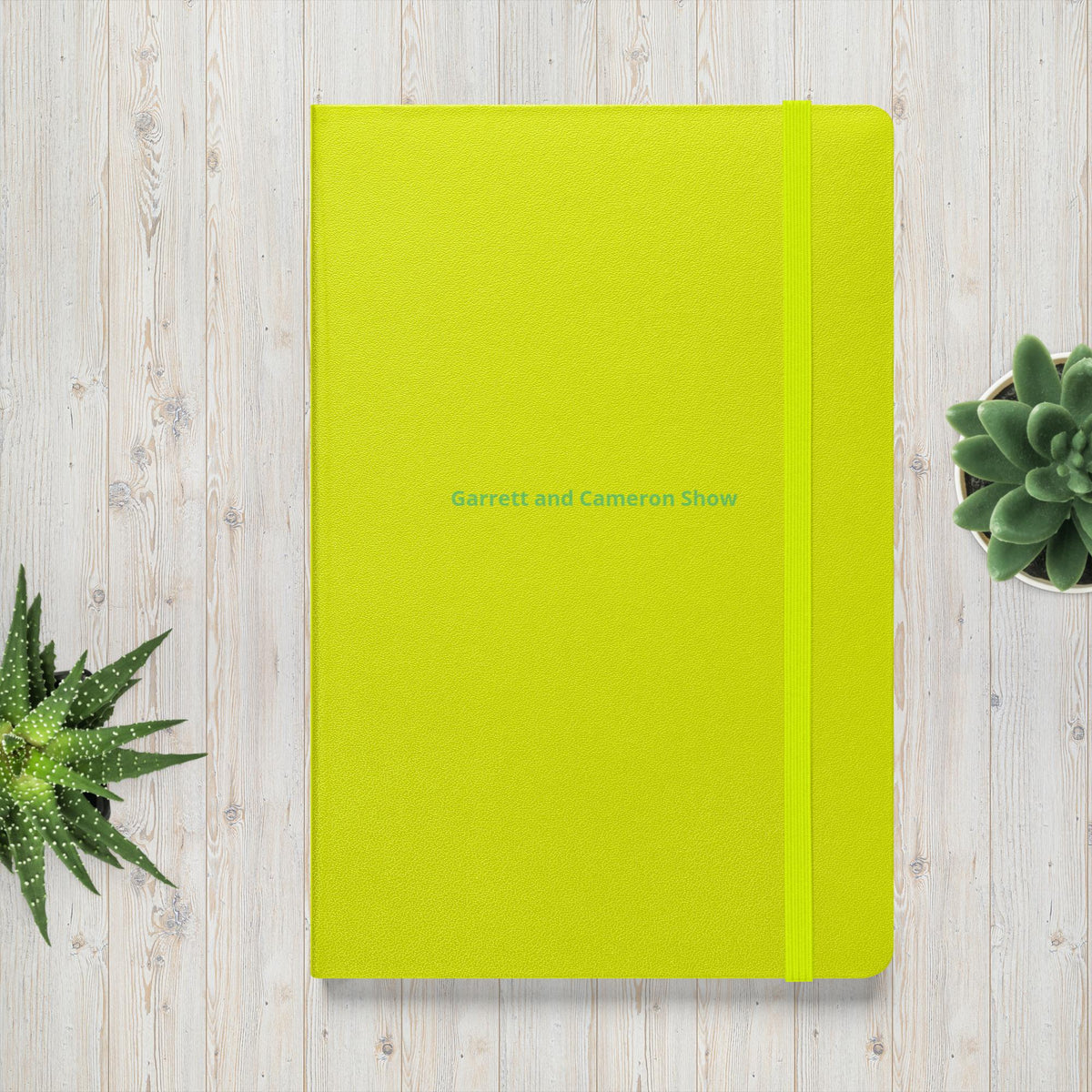 Hardcover bound notebook