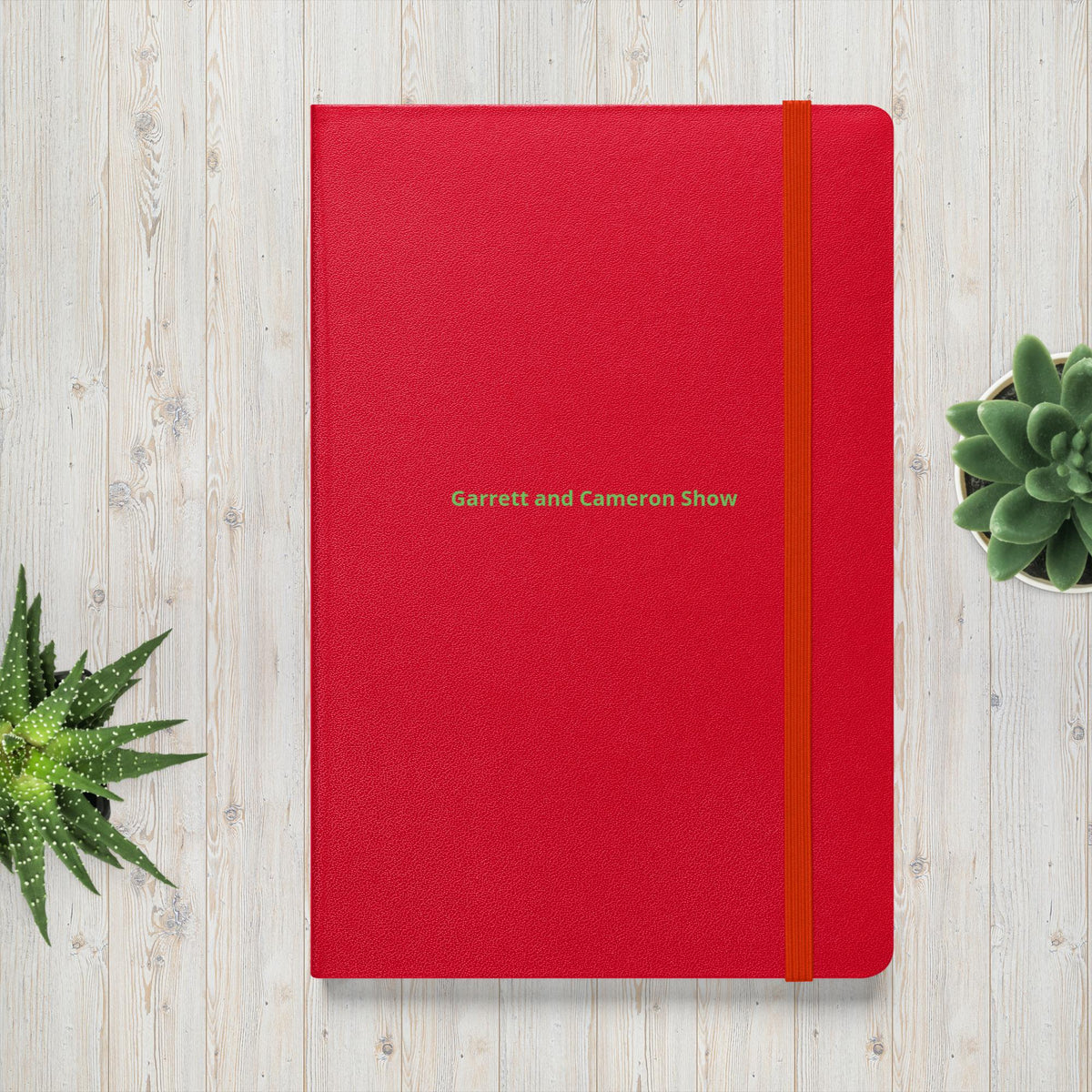 Hardcover bound notebook