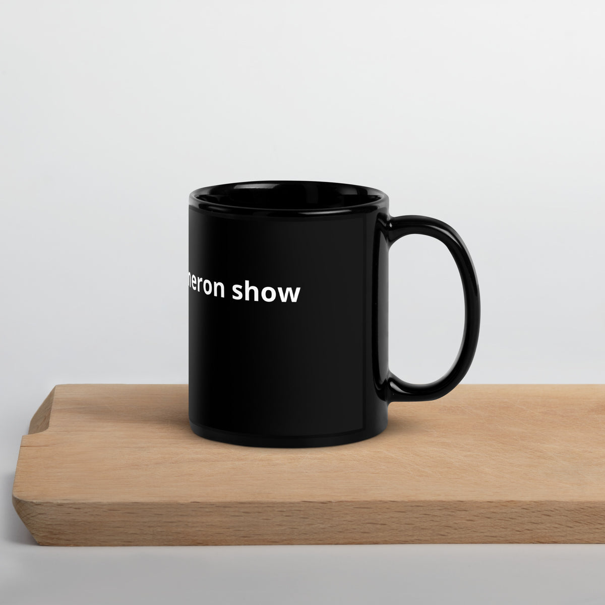 Black Glossy Mug
